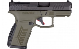 Derya DY9Z 10L.DY9Z.TTODG.TR Pistol 9mm 3.5" 10+1 Striker-Fired OD Green Optics-Ready