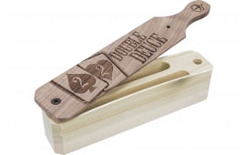 Hunters Specialties Double Deuce Turkey Box Call, Walnut Lid