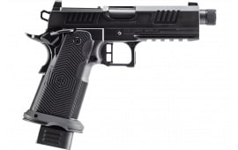 Alpha Foxtrot AF1911 Romulus AA39X1CIB-XDBK19 Pistol 9mm 4.25" Threaded 20+1 DA/SA Optics-Ready, Night Sights