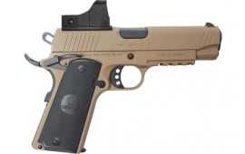 MKE Firearms 390055 MC1911C Commander 9mm Semi-Auto Pistol, Adj Sights W / Optic - FDE