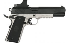 Girsan MC1911S Government Model .45 ACP Semi-Auto Pistol, AAdjustable Sights, W//OPTIC - 2-Tone