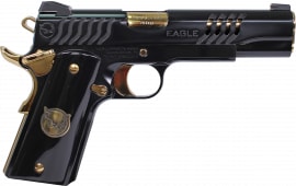 Iver Johnson Eagle Onyx G2 EAGLEONYX Pistol 45 ACP 5" Barrel 8+1 Single-Action Polished PVD Finish