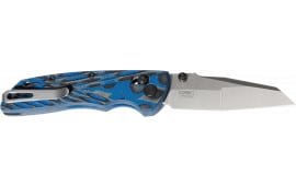 Hogue Deka 3.25" Folding Wharncliffe CPM 20CV Blade G-Mascus Blue GRN Handle