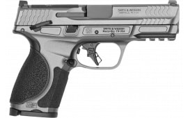 Smith & Wesson M&P9 M2.0 Metal Compact 9mm 4" 10R Optics-Ready Tungsten Gray