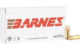 Barnes Defense JHP 9mm Luger 124gr Sierra JHP 50 Rounds