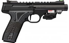 Browning Buck Mark Black Label 250 Laser Suppressor Ready 22 LR 4.4" 10+1 Semi-Auto Pistol