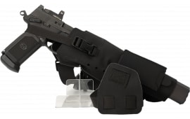 Cole-TAC Varmint Wrangler XL Chest Holster Black Right Hand, Fits Suppressed Centerfire Pistols, Adjustable Harness