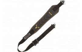 Allen Boulder BakTrak 2-Point Rifle Sling Black/Yellow 36" 1.25" Webbing
