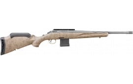 Ruger American Ranch Gen II 46959 Rifle 300BLK 16.1" 10 Bolt LH FDE Splatter Spiral Fluted
