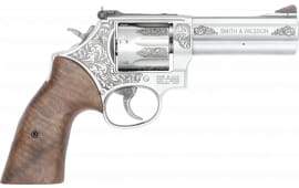 Smith & Wesson 14783 686PLUS Engraved 4.13" 3577rdWood Grips SS