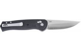 CRKT 7170 Sero EDC 3.02" Folding Plain Satin S35VN Blade, Black Textured Green Handle