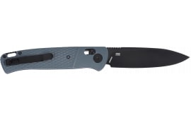 CRKT K430GKP Counterpart EDC 3.38" Folding Drop Point Plain Black Oxide 12C27 Sandvik SS Blade, Gray Textured Green Handle