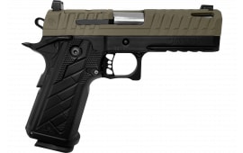 Live Free Armory Apollo 11 V2 Compact 9mm 4.15" 18+1 Single Action Pistol FDE Tritium Sights