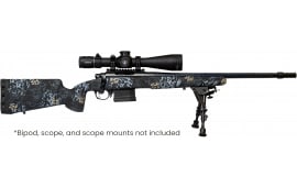 Horizon Firearms HRF-VNP-300P-24R-P Vandal Prime 24" Black Chrome Spiral Fluted Threaded Barrel, Black Chrome Steel Receiver w/Picatinny Rail, Arca Rail Forend, Textured Iota EKO Carbon Fiber