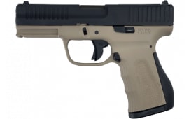 FMK Firearms Gen 3 FMKG49TDE Pistol 9mm 4.5" Threaded Barrel 14+1 Striker-Fired Optic-Ready Dark Earth