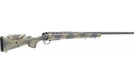 Bergara Rifles B14S814 B-14 Wilderness Sierra 4+1 20" Sniper Gray Cerakote Fluted Threaded Barrel & Steel Drilled & Tapped Receiver, Sporter w/Adj Comb SoftTouch Wilderness Camo w/Black W