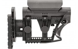 Luth-AR MBA-3 Carbine Buttstock Assembly Black, Adjustable Cheek Rest & 3-Axis Buttplate