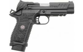 Wilson Combat Experior Elite Commander 2.0 9mm 4.25" 18+1 SA Pistol, Optics-Ready, Black Armor-Tuff