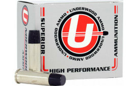 Underwood Ammo 454 Casull 20 Rd 360 Gr Lead Long Wide Nose Gas Check Brass Case