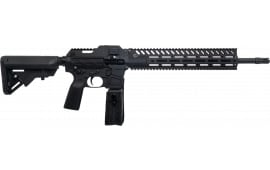 Freedom Ordnance FM9D16P-BLK FM9D Rifle 9mm Luger 16" 33+1 Threaded Barrel Black Picatinny Rail