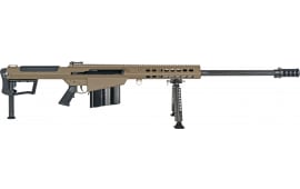 Barrett M107A1 20186 Rifle .50 BMG 20" 10+1 Semi-Auto FDE Receiver Muzzle Brake