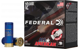 Federal All-American 12 Gauge 2.75" 1-1/8oz 8 Shot Lead 25 Rounds