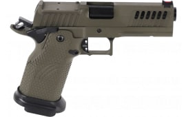 Fierce Firearms Grizz Commander FGZ9-9-C-GB Pistol 9mm 4.25" 19+1 Single Action Optics-Ready OD Green/Black