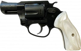 Charter Arms Undercover Lite 13822 Revolver 38 Special 2" Barrel 5-Shot DA/SA Black White Pearlite