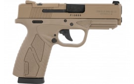 Bersa BP9 Concealed Carry BP9FDECCOR Pistol 9mm 3.3" 8+1 DAO FDE Optics-Ready