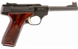 Browning 051519490 Buck Mark Challenge Single 22 Long Rifle 5.5" FOF 10+1 Rosewood Grip Black Aluminum Alloy