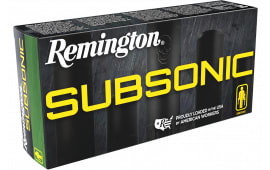 Remington Subsonic 45-70 Government 300gr Bonded Hollow Point Brass Case 20 Round Box