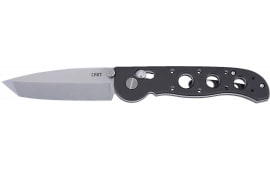 CRKT M16-02X Folding Knife Tanto D2 Blade Black Grivory Handle