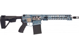 Patriot Ordnance Factory 02552 Rogue 250th Anniversary Limited Edition 20+1 12.50" Match Grade Barrel, America 250 Cerakote Aluminum Receiver w/Picatinny Rail, M-LOK Handguard, Black Polymer S