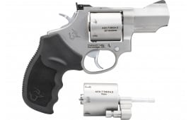 Taurus 692 2-692029 Revolver, 357 Mag/38 Special +P/9mm, 2.50" Barrel, 7 Rd, DA/SA, Matte Stainless, Interchangeable Cylinders, Adjustable Rear Sight