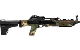 Hi-Point 4595P M81 Pistol .45 ACP 14.25" Threaded Barrel 9+1 Semi-Auto Brace Ready Woodland Camo