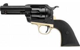 EMF Pietta PFI38ALLOYBR312CB Revolver, .38 Super, 3.50" Barrel, 6-Round, Fixed Sights, Brass Backstrap & Trigger Guard
