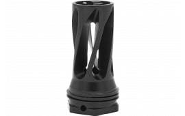 HUXWRX Flash Hider-QD 6mm 5/8x24 Black Steel 2.3" Muzzle Device, HX-QD & FLOW Series Compatible