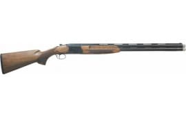 Pointer ST912 REXST912BBL12 Shotgun 12 Gauge 30" 2rd Over/Under Black/Grey Laminate Stock