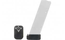 Taran Tactical Innovations Base Pad For Glock 9mm/.40 Full Size Magazines +3/4 Rounds Flat Black GBP940-000