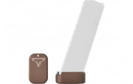 Taran Tactical Innovations Base Pad For Glock 9/40 Full Size Magazines GBP940-006 Coyote Bronze +3/4 Capacity