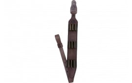 1791 Gunleather Hunt Ammo Sling Oiled Brown Leather Rifle 32"37" Adjustable Length