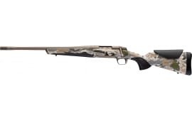 Browning 036124297 X-Bolt 2 Speed SPR Full Size 3.1"\s22" Smoked Bronze Cerakote Fluted Threaded Barrel, Steel Drilled & Tapped Receiver, Ovix Camo w/Black Overmold Adj Comb & LOP Synthetic Sto