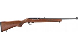 Ruger 10/22 Carbine 32015 .22 LR 18.5\" 10rd Semi-Auto Walnut Stock Satin Black Barrel BX-Trigger