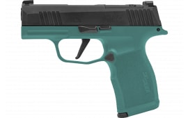 Sig Sauer P365X Bama Breeze 365X-9-BXR3-BB Pistol 9mm 3.1" 12+1 Striker-Fired Optic-Ready Teal/Black