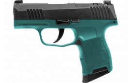 Sig Sauer P365 Bama Breeze 365-9-BXR3-BB 9mm Pistol 3.1" Barrel 10+1 Optic-Ready Teal Cerakote