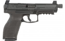 HK VP9A1 F Tactical 9mm 5.12-Inch 10+1 Striker-Fired Optics-Ready Threaded Barrel Black Pistol 81001234