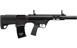 Panzer Arms BP12 Gen3 PABP12BPSBLK 12 Gauge 18.5" 5+1 Semi-Auto Bullpup Shotgun, Black, M-LOK, Optics-Ready