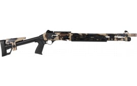Panzer Arms M4 Speed Pro PAM4CSSFCTMFSS 12 Gauge 18.5" 5+1 Semi-Auto Shotgun, FDE Scorpion Camo, Ported Barrel