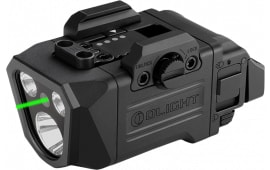Olight PL X GL Rail Light, 1200 Lumens, Green Laser, 260-Meter Beam