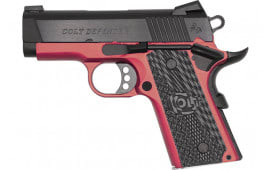 Colt Defense O7800XEAR Defender 3" FIXED. Sights 7rdALLOY/RED Talo